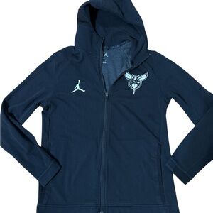Jordan Hornets NBA  Zip-Up Hoodie with Emblem M